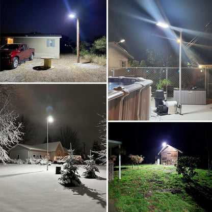 Lámpara Solar LED 4000W | Iluminación Exterior Ultra Potente con Control Remoto